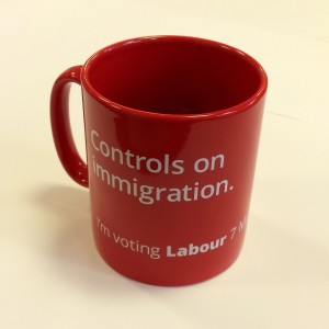 The Labour Party's anti-immigration mug, a bargain at £5